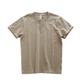 Men's Short Sleeve Tee Casual T-shirt Light Brown