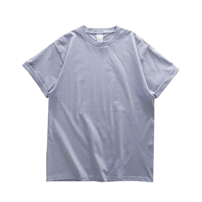 Men's Short Sleeve Tee Casual T-shirt Purple
