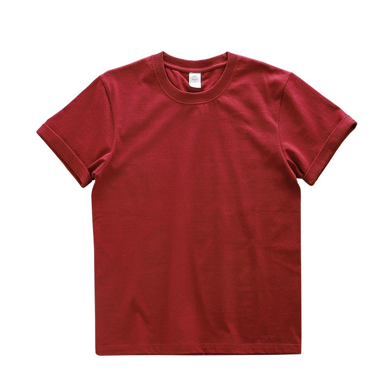 Men's Short Sleeve Tee Casual T-shirt Red
